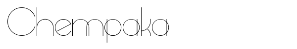 Chempaka font preview